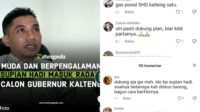 Warganet Ramai Dukung Supian Hadi Maju di Pilgub Kalteng