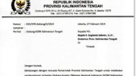 Teras Narang Harap Gubernur Kalteng Pertimbangkan Pembongkaran Gedung Koni