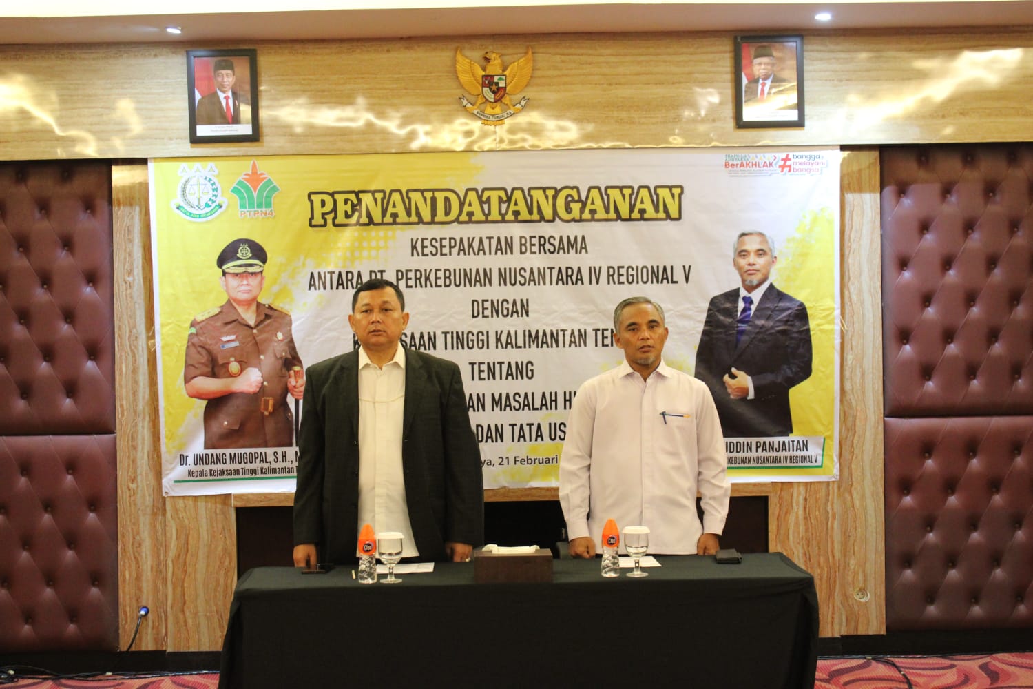 Kejati Kalteng Bersama PT. Perkebunan Nusantara Tandatangani Kerjasama di Bidang Datun