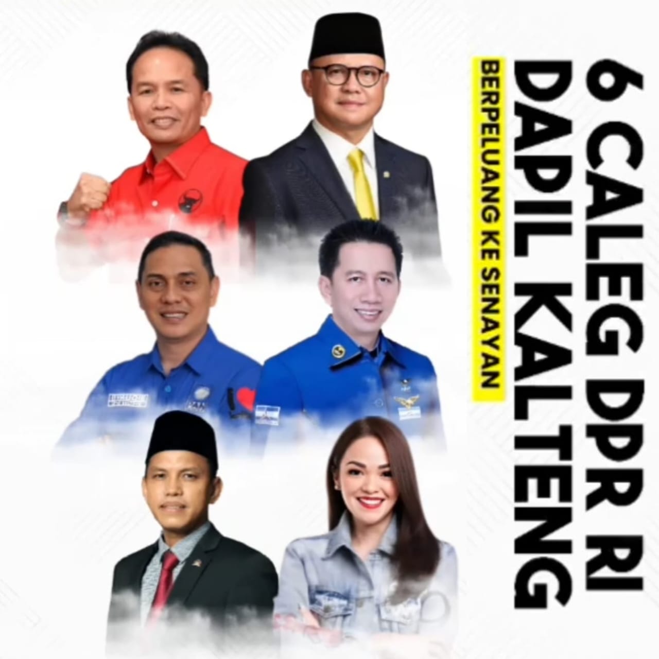 Enam Caleg DPR RI Kalteng Berpeluang ke Senayan